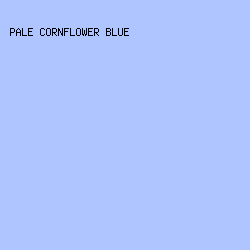 AFC5FF - Pale Cornflower Blue color image preview