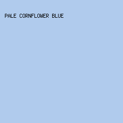 B0CBED - Pale Cornflower Blue color image preview