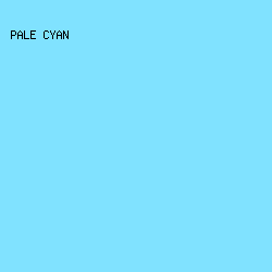 80E2FF - Pale Cyan color image preview