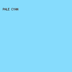 86DCFC - Pale Cyan color image preview