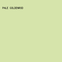D6E4AB - Pale Goldenrod color image preview
