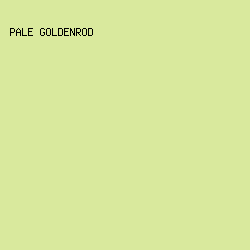 D9E99D - Pale Goldenrod color image preview