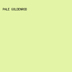 E3F4A6 - Pale Goldenrod color image preview