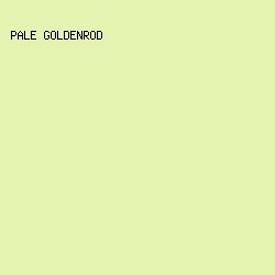 E5F3B0 - Pale Goldenrod color image preview