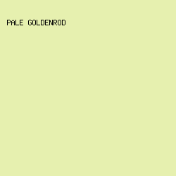 E6F0AF - Pale Goldenrod color image preview