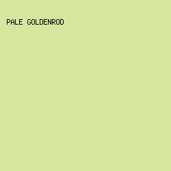 d6e69f - Pale Goldenrod color image preview