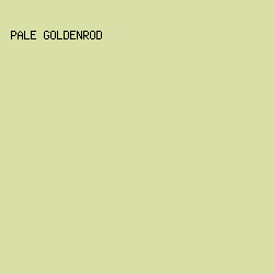 d8e0a8 - Pale Goldenrod color image preview