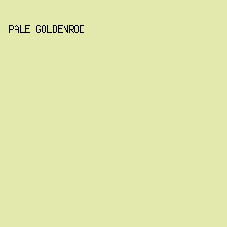 e3e9ac - Pale Goldenrod color image preview