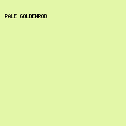 e3f7a8 - Pale Goldenrod color image preview