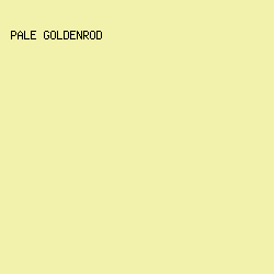 f2f2ac - Pale Goldenrod color image preview