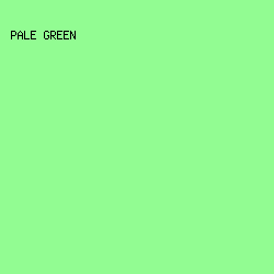 92fc92 - Pale Green color image preview
