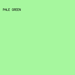 A6F79E - Pale Green color image preview