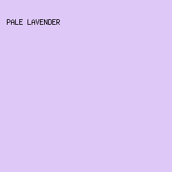 DEC8F7 - Pale Lavender color image preview