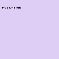 DECDF5 - Pale Lavender color image preview