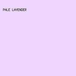 EED5FD - Pale Lavender color image preview