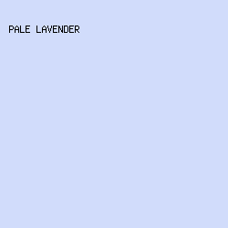 d1dcfb - Pale Lavender color image preview