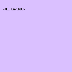 dac0ff - Pale Lavender color image preview