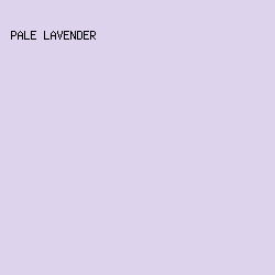 ddd3ed - Pale Lavender color image preview