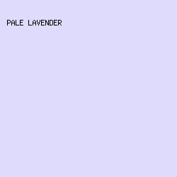 dfdbfd - Pale Lavender color image preview