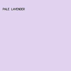 e1d3ef - Pale Lavender color image preview