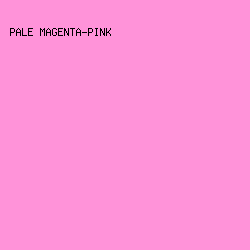 ff93d9 - Pale Magenta-Pink color image preview