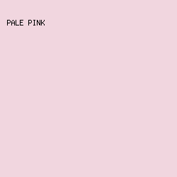 F1D6DF - Pale Pink color image preview