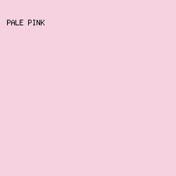 F6D2E0 - Pale Pink color image preview