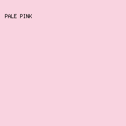 F9D3E0 - Pale Pink color image preview