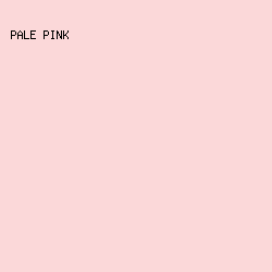 FBD8D9 - Pale Pink color image preview