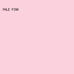 FCD1DE - Pale Pink color image preview
