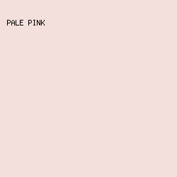 f3e0dc - Pale Pink color image preview