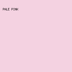 f4d2e1 - Pale Pink color image preview