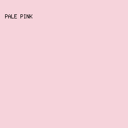 f6d3db - Pale Pink color image preview