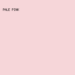 f6d6d9 - Pale Pink color image preview