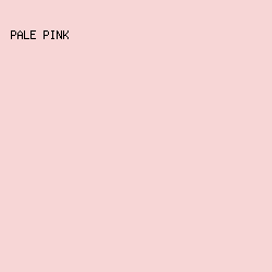 f7d6d6 - Pale Pink color image preview