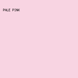 f8d4e2 - Pale Pink color image preview