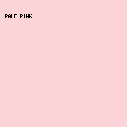 fcd3d7 - Pale Pink color image preview