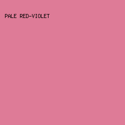 DE7B97 - Pale Red-Violet color image preview