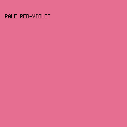 E66E91 - Pale Red-Violet color image preview