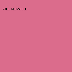 db6c8c - Pale Red-Violet color image preview