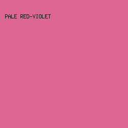 de6694 - Pale Red-Violet color image preview