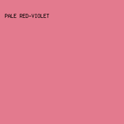 e37a8e - Pale Red-Violet color image preview