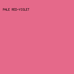 e5698a - Pale Red-Violet color image preview