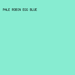 87ECD1 - Pale Robin Egg Blue color image preview