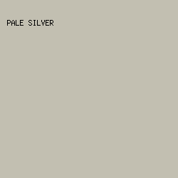 C2BFB1 - Pale Silver color image preview