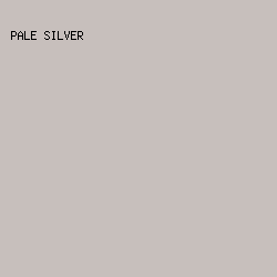 C7BFBC - Pale Silver color image preview