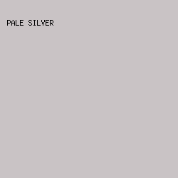 C9C3C5 - Pale Silver color image preview