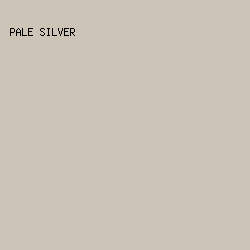 CBC4B7 - Pale Silver color image preview