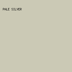 CBC9B5 - Pale Silver color image preview