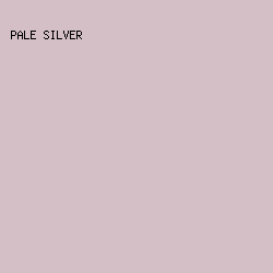 D4BFC6 - Pale Silver color image preview